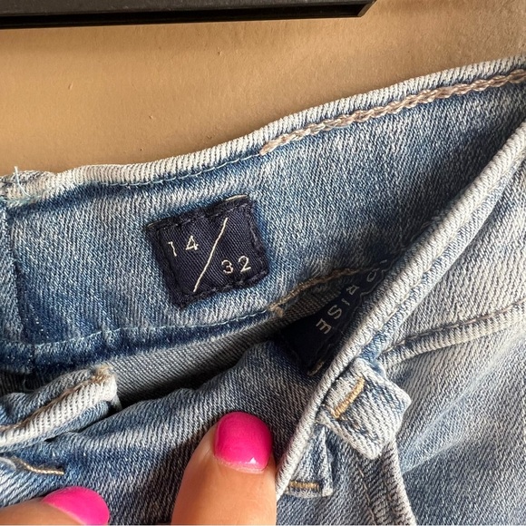 Lucky Brand Midrise Cropped Ava Pants - Size 14/32 - Casual Denim - Picture 3 of 5